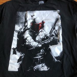 Boba fett XL black Star Wars shirt